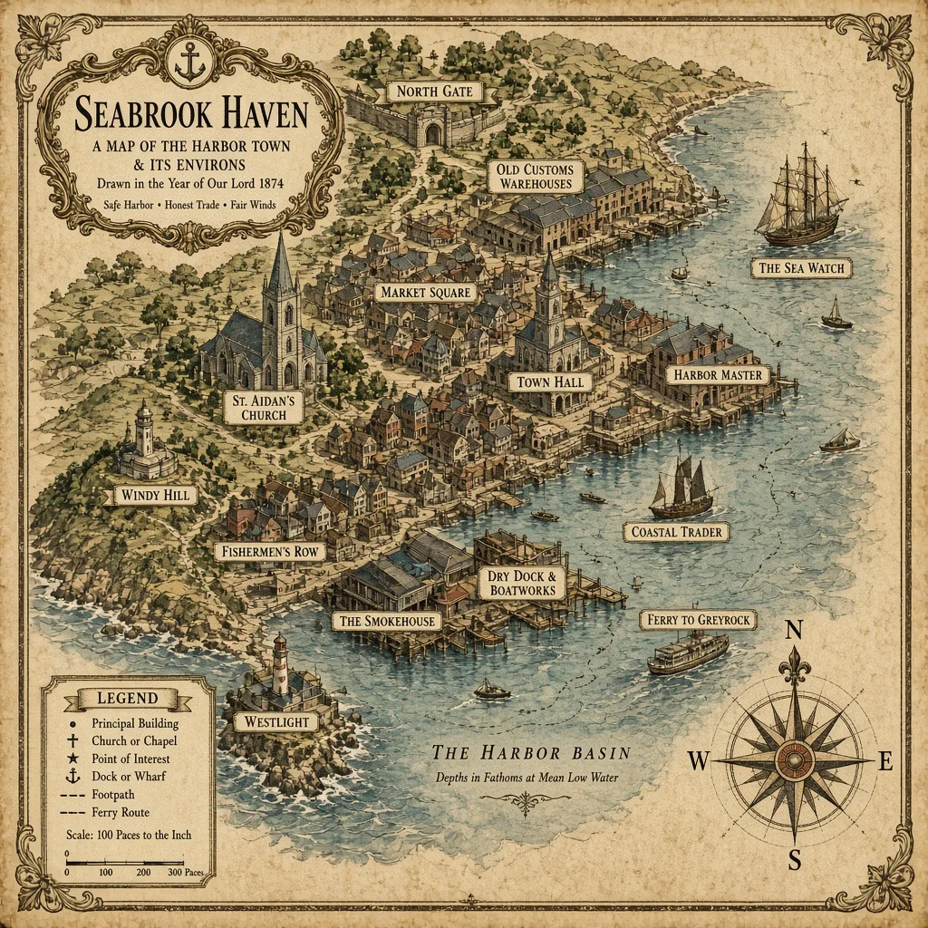 Grok Imagine Image 2.0: Illustrated Map, sample 2