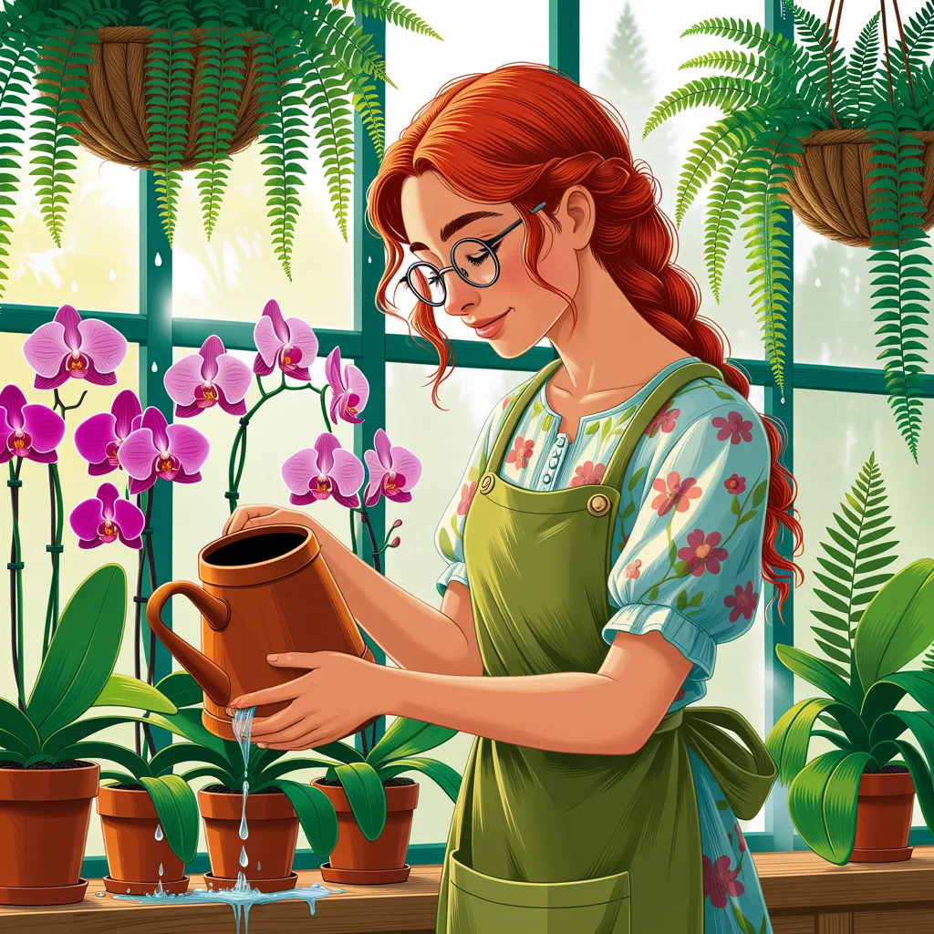 Ideogram 3.0: Character Series: Greenhouse, seed 1111