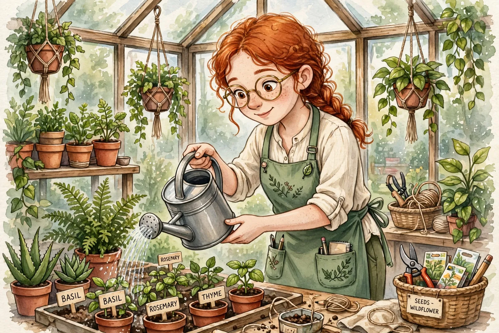 Muse Image: Character Series: Greenhouse, sample 1
