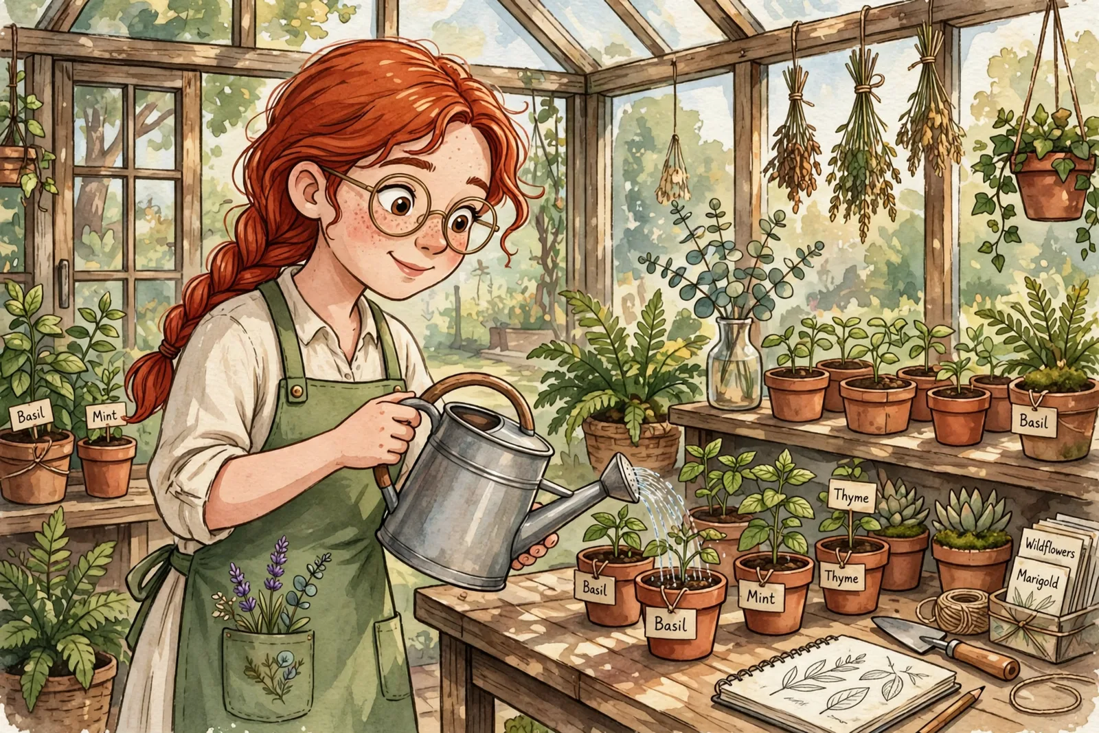 Muse Image: Character Series: Greenhouse, sample 2