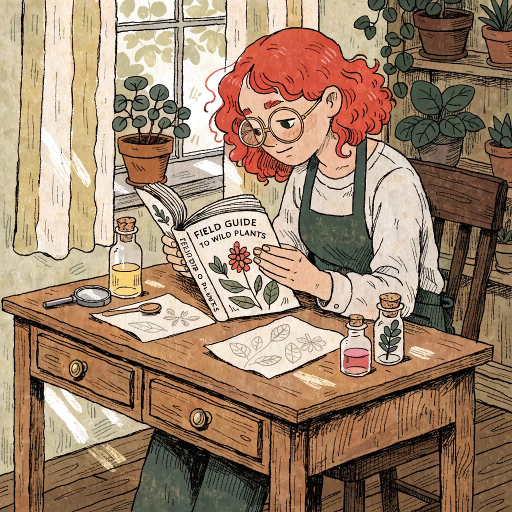 Recraft V4.1: Character Series: Desk, sample 1