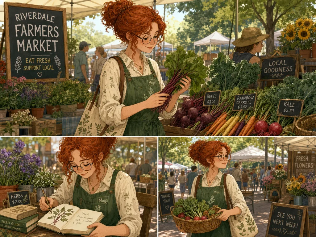 GPT Image 2: Character Series: Market, sample 2