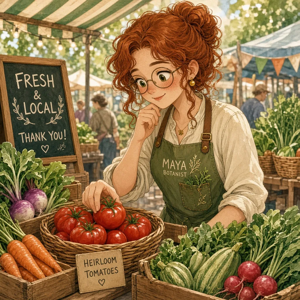 Grok Imagine Image 2.0: Character Series: Market, sample 3