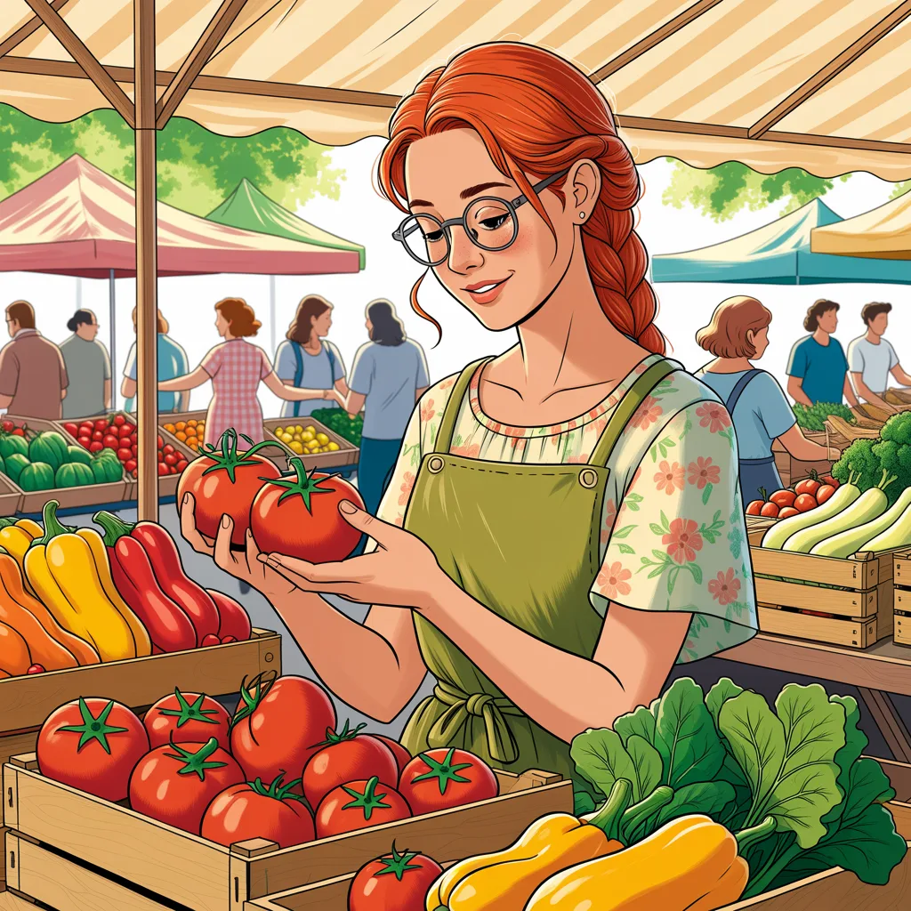 Ideogram 3.0: Character Series: Market, seed 1111