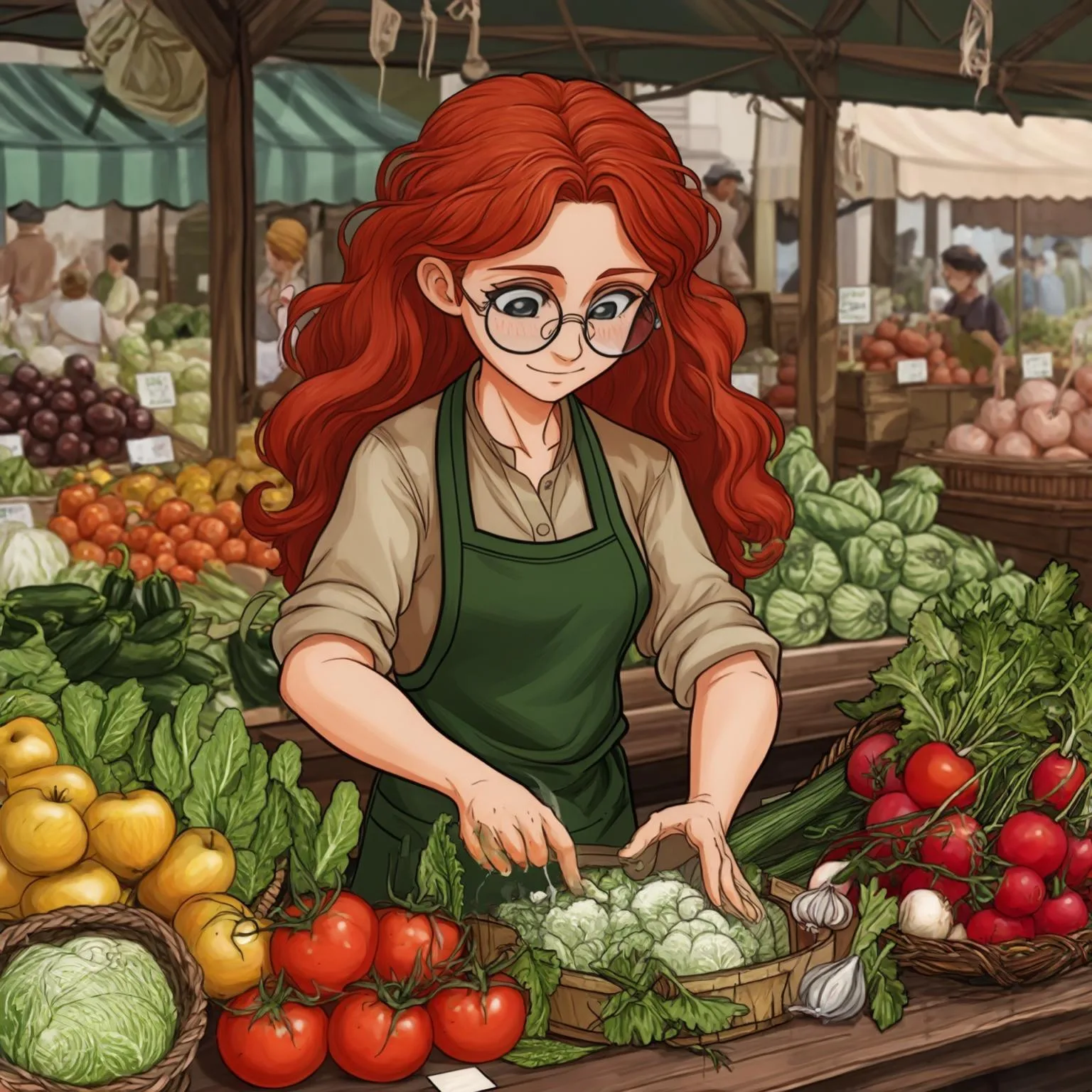 Luma Photon: Character Series: Market, seed 1111