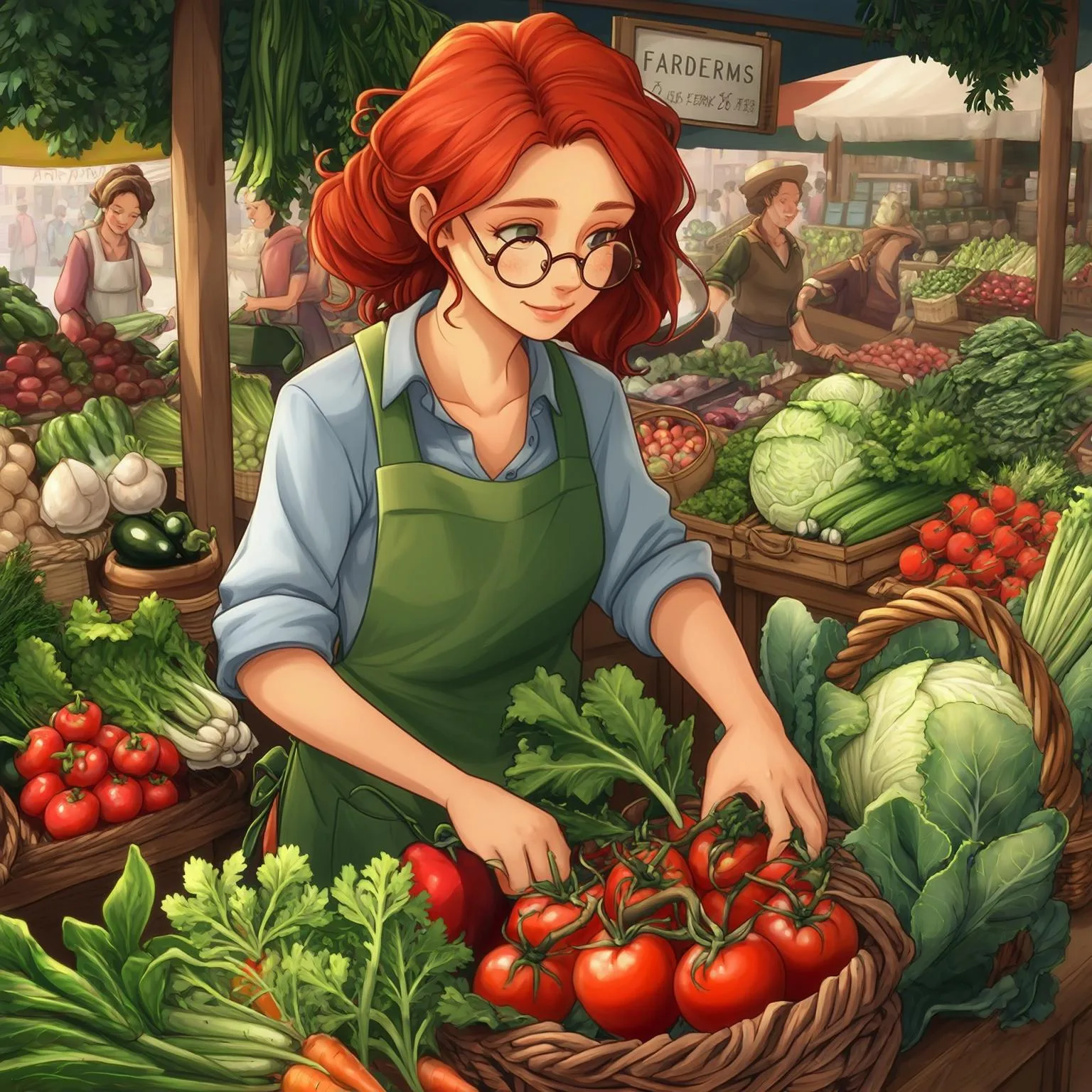 Luma Photon: Character Series: Market, seed 2222