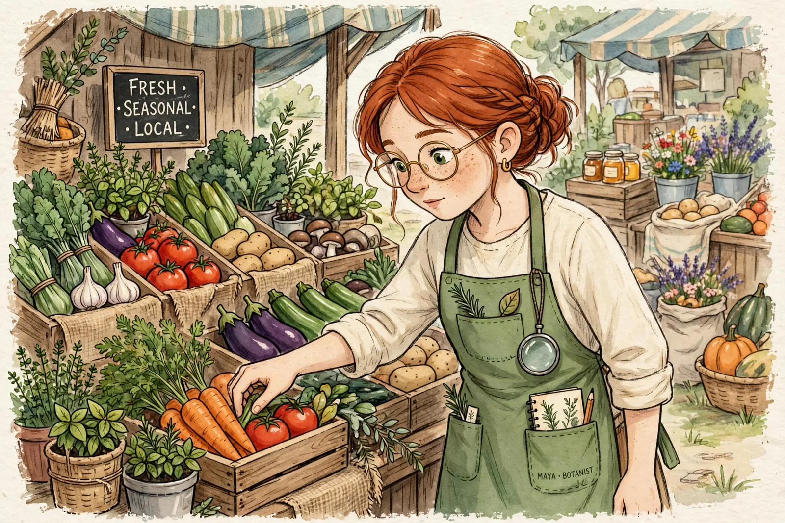 Muse Image: Character Series: Market, sample 1