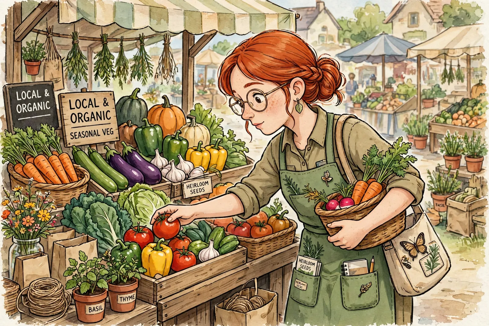 Muse Image: Character Series: Market, sample 2
