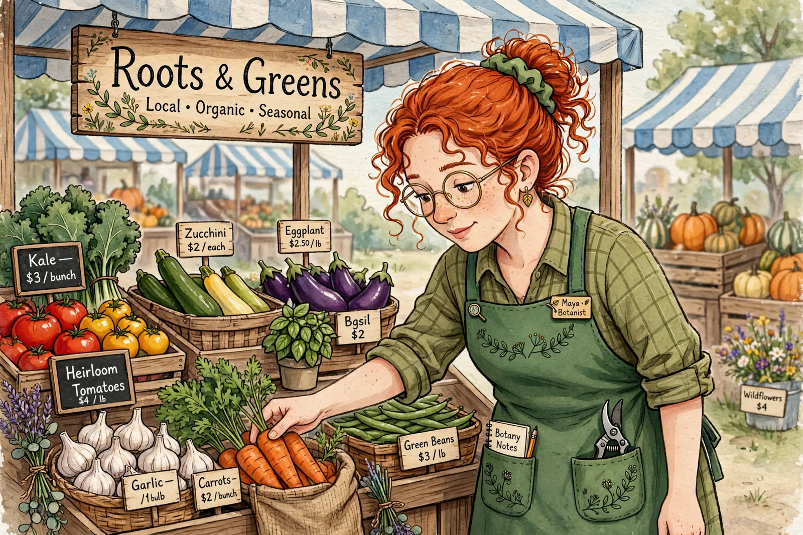 Muse Image: Character Series: Market, sample 3