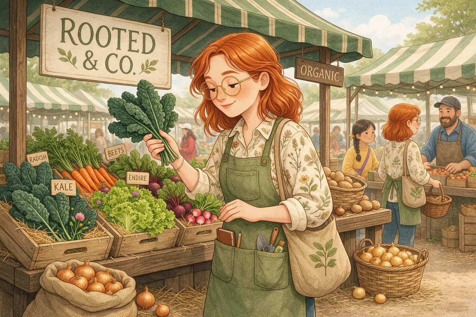Seedream 5.0 Pro: Character Series: Market, seed 3333
