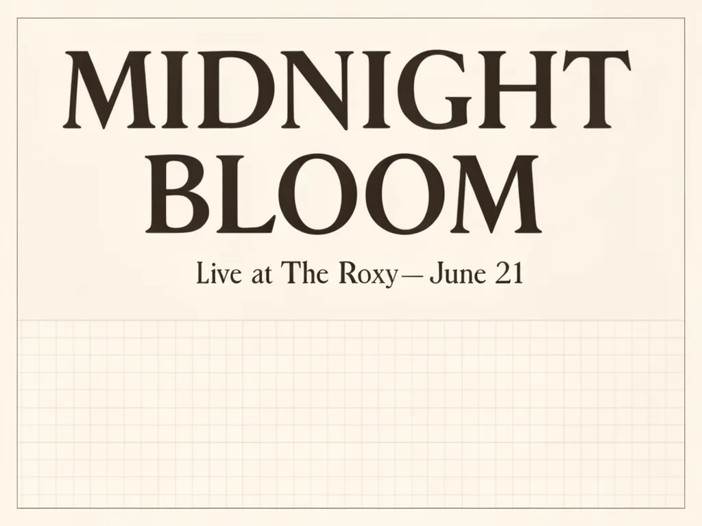 FLUX.2: Poster Headline, seed 2222