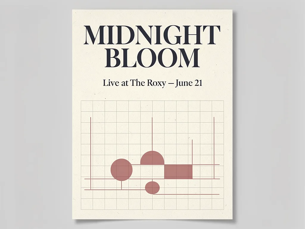 FLUX.2 [pro]: Poster Headline, seed 2222
