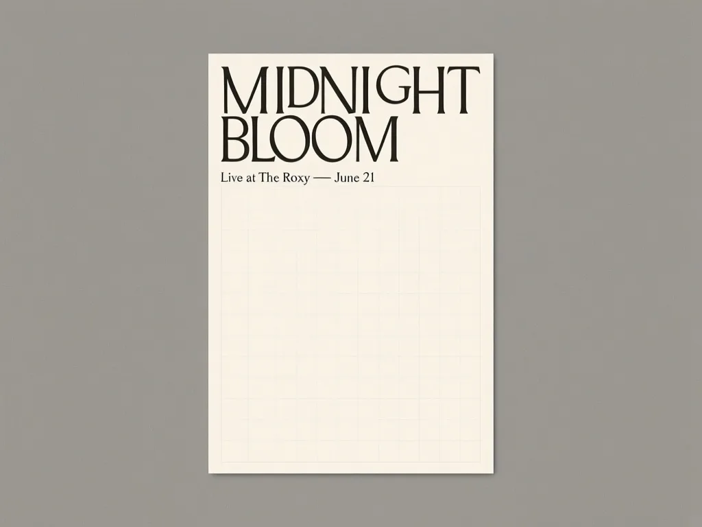 Qwen-Image: Poster Headline, seed 1111
