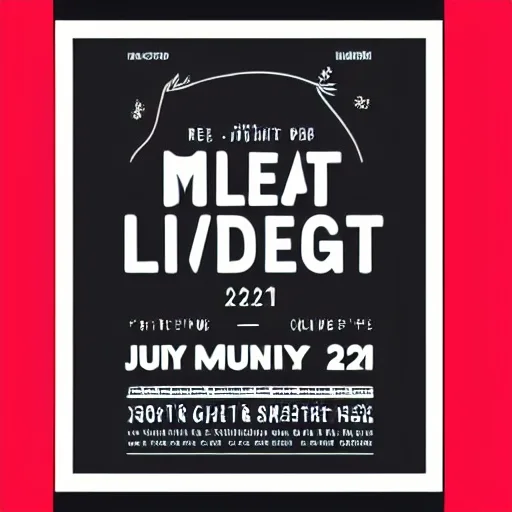 Stable Diffusion 1.5: Poster Headline, seed 2222