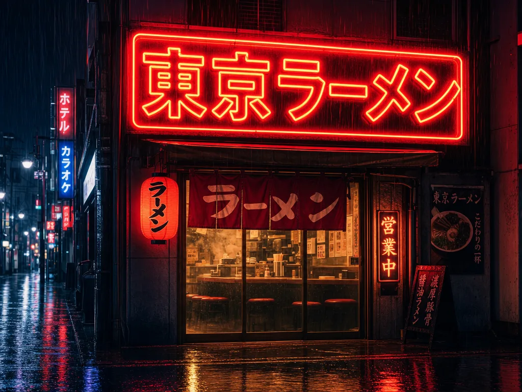 GPT Image 2: CJK Neon Sign, sample 1