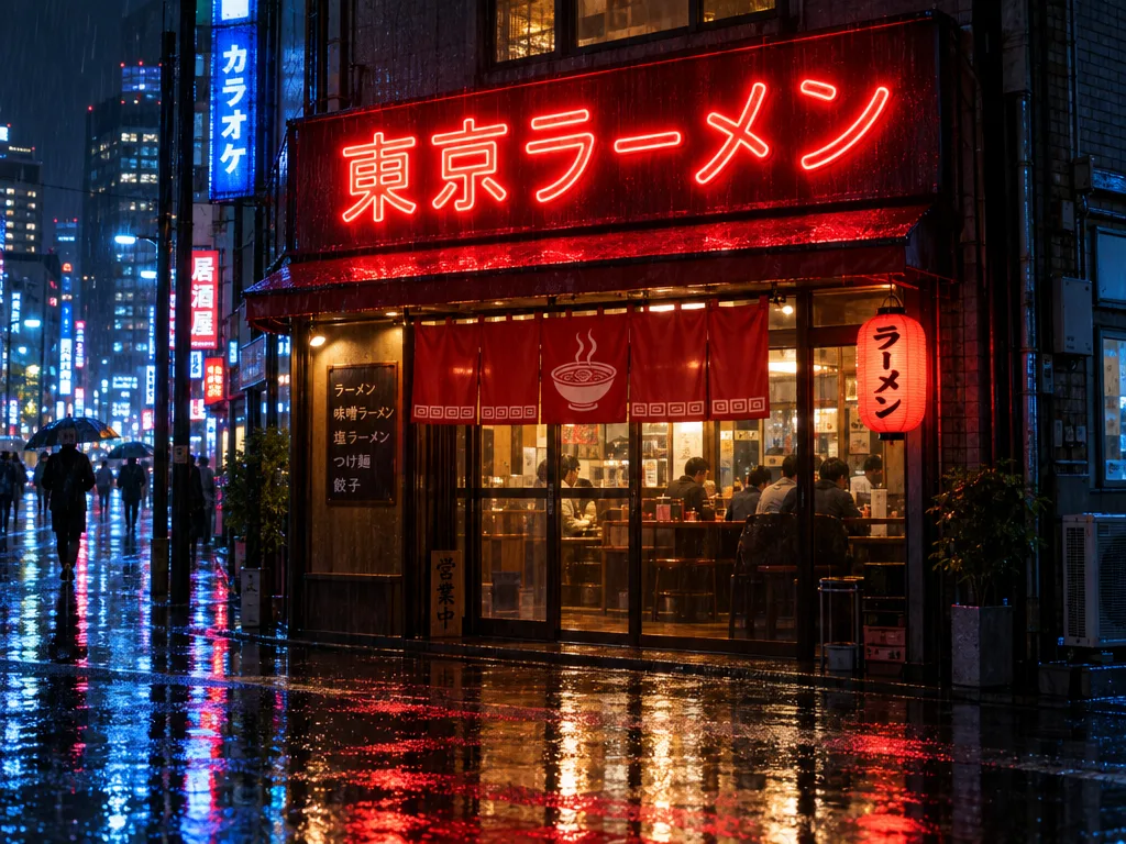 GPT Image 2.5 Flare: CJK Neon Sign, sample 1