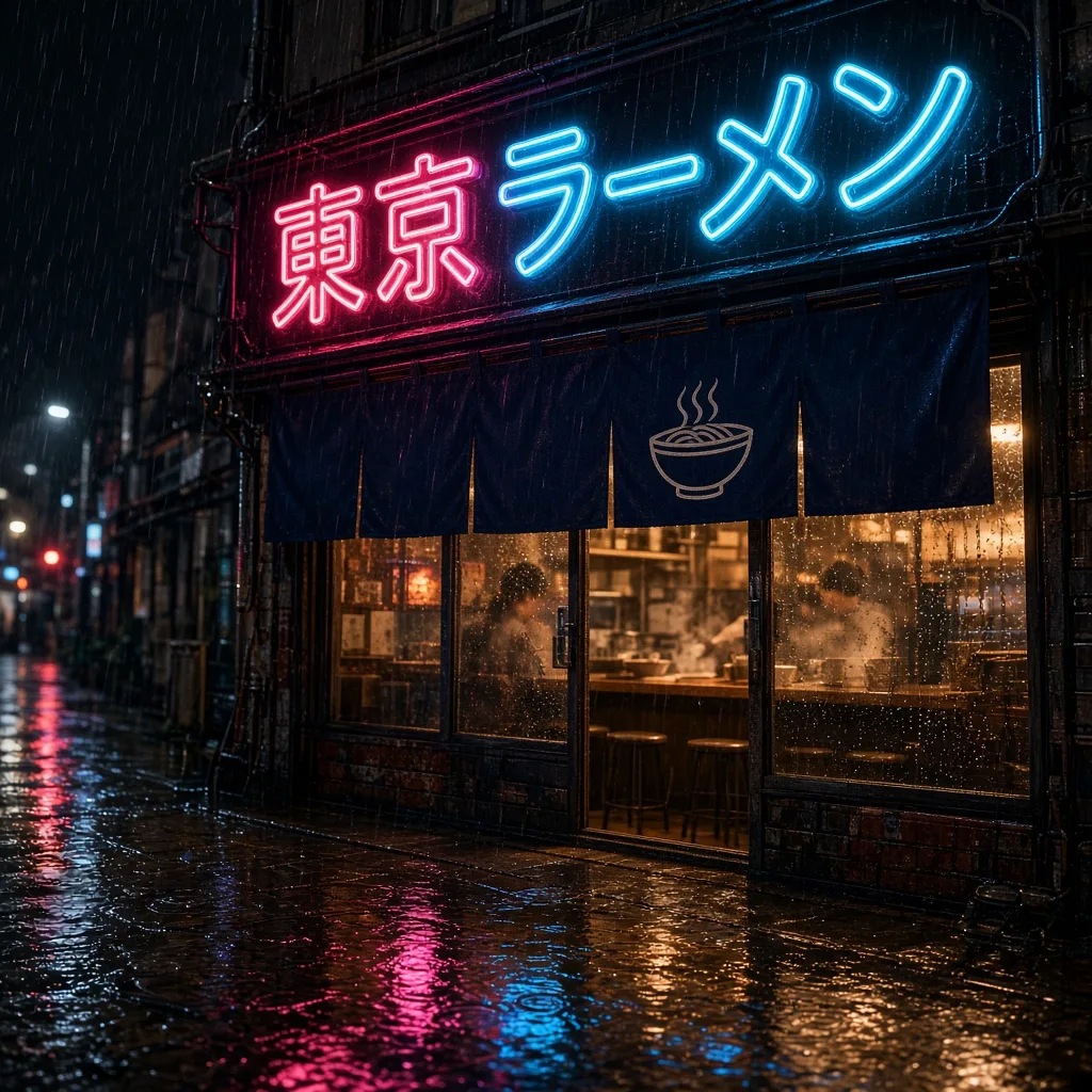 Grok Imagine Image 2.0: CJK Neon Sign, sample 3