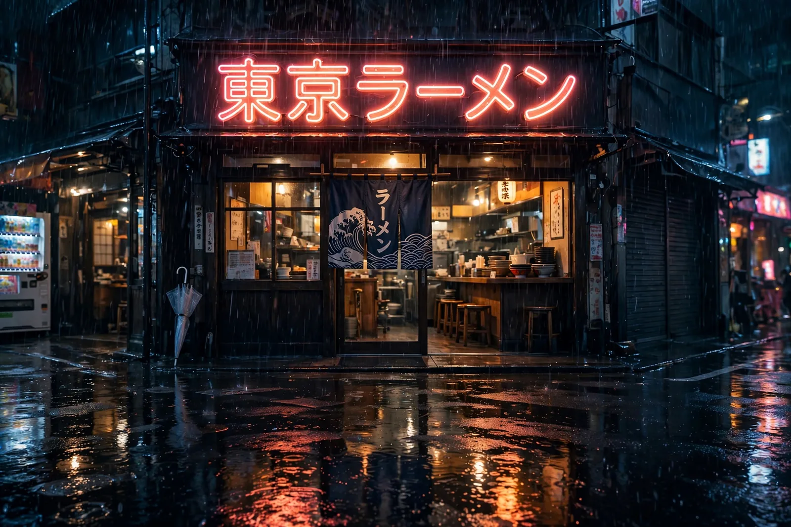 Muse Image: CJK Neon Sign, sample 1