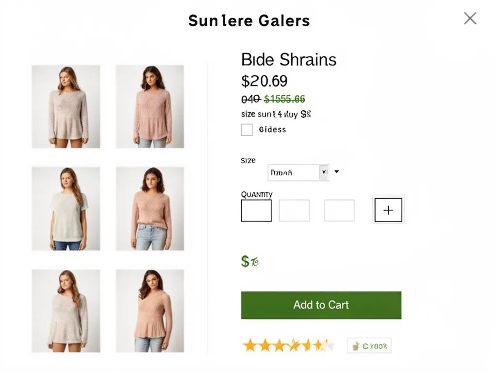 E-Commerce Product Page result