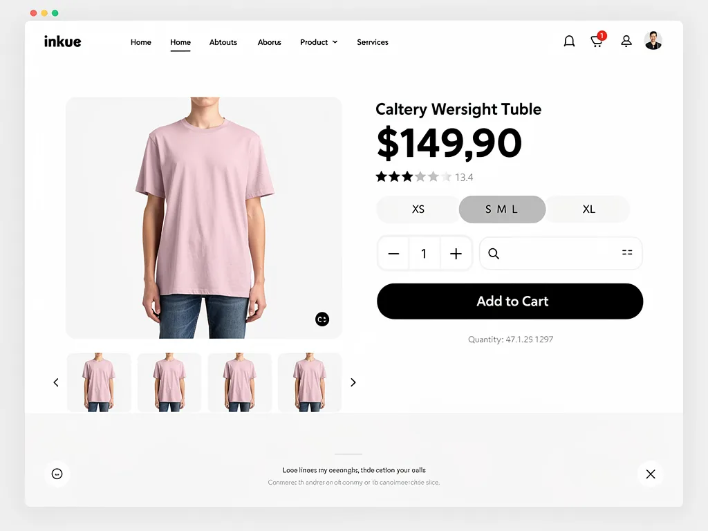 E-Commerce Product Page result