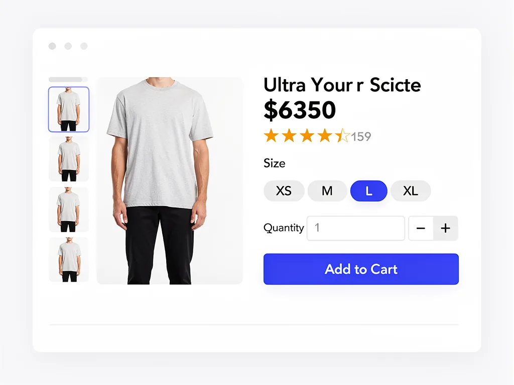 FLUX.2 [pro]: E-Commerce Product Page, seed 2222