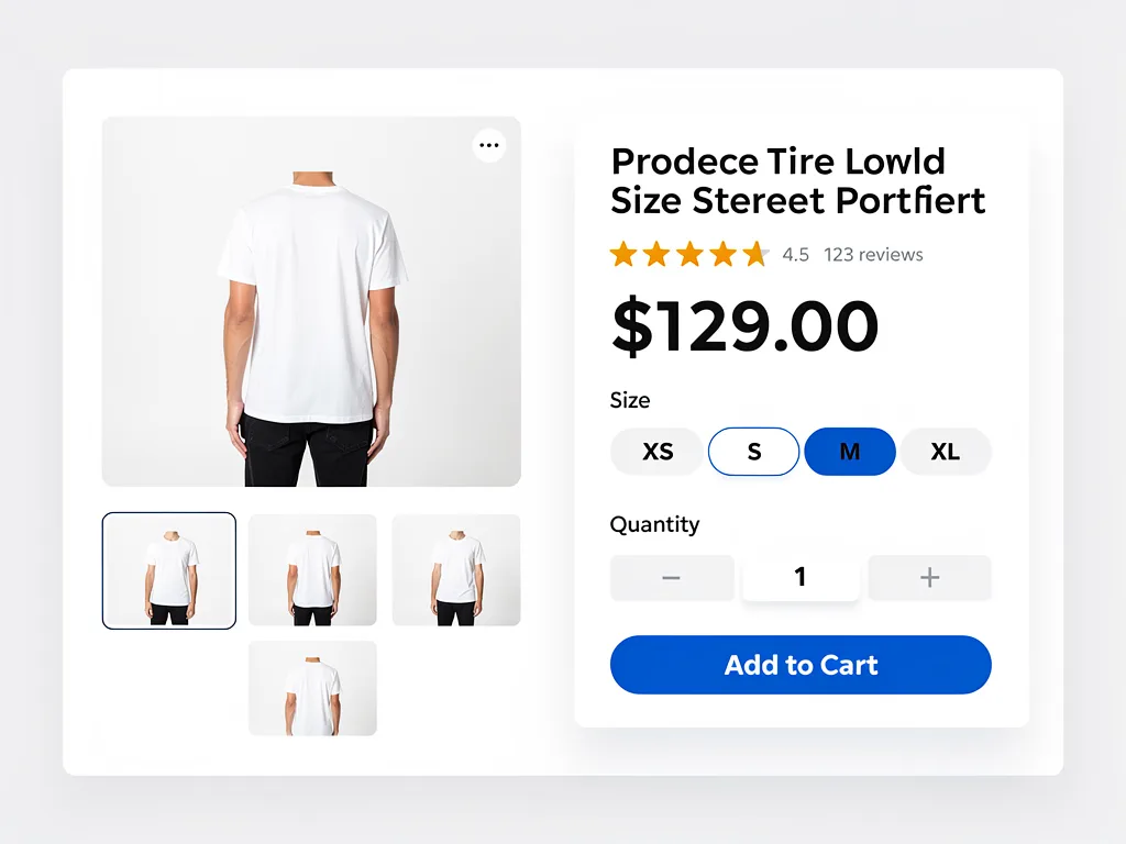 FLUX.2 [pro]: E-Commerce Product Page, seed 3333
