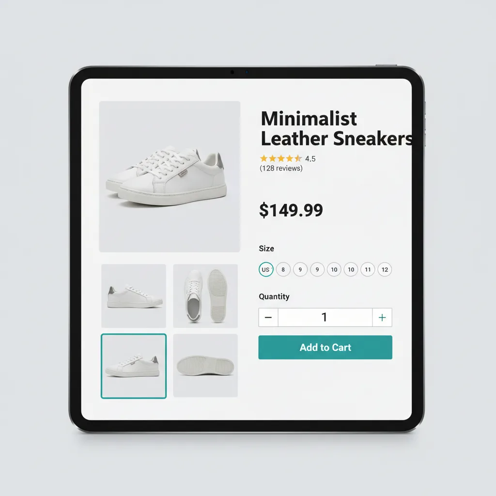 E-Commerce Product Page result