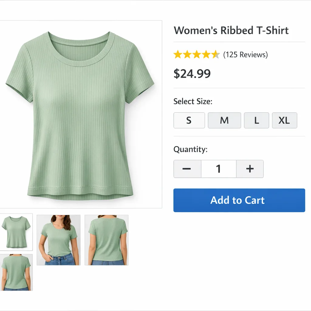 GPT Image 1.5: E-Commerce Product Page, sample 3