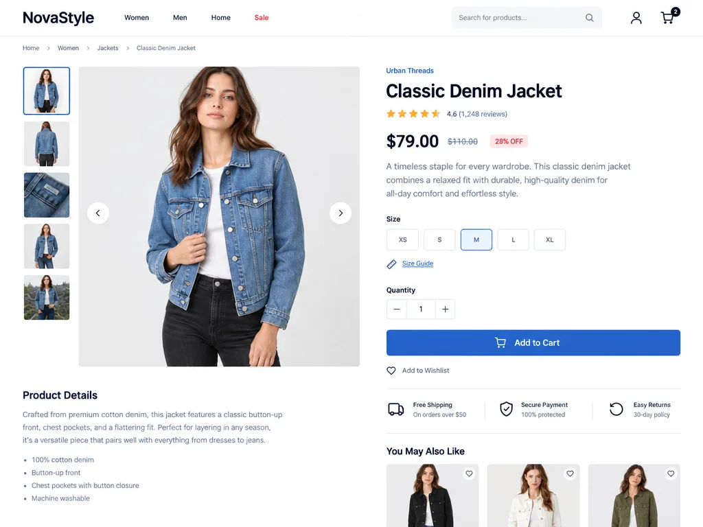 GPT Image 2.5 Flare: E-Commerce Product Page, sample 3