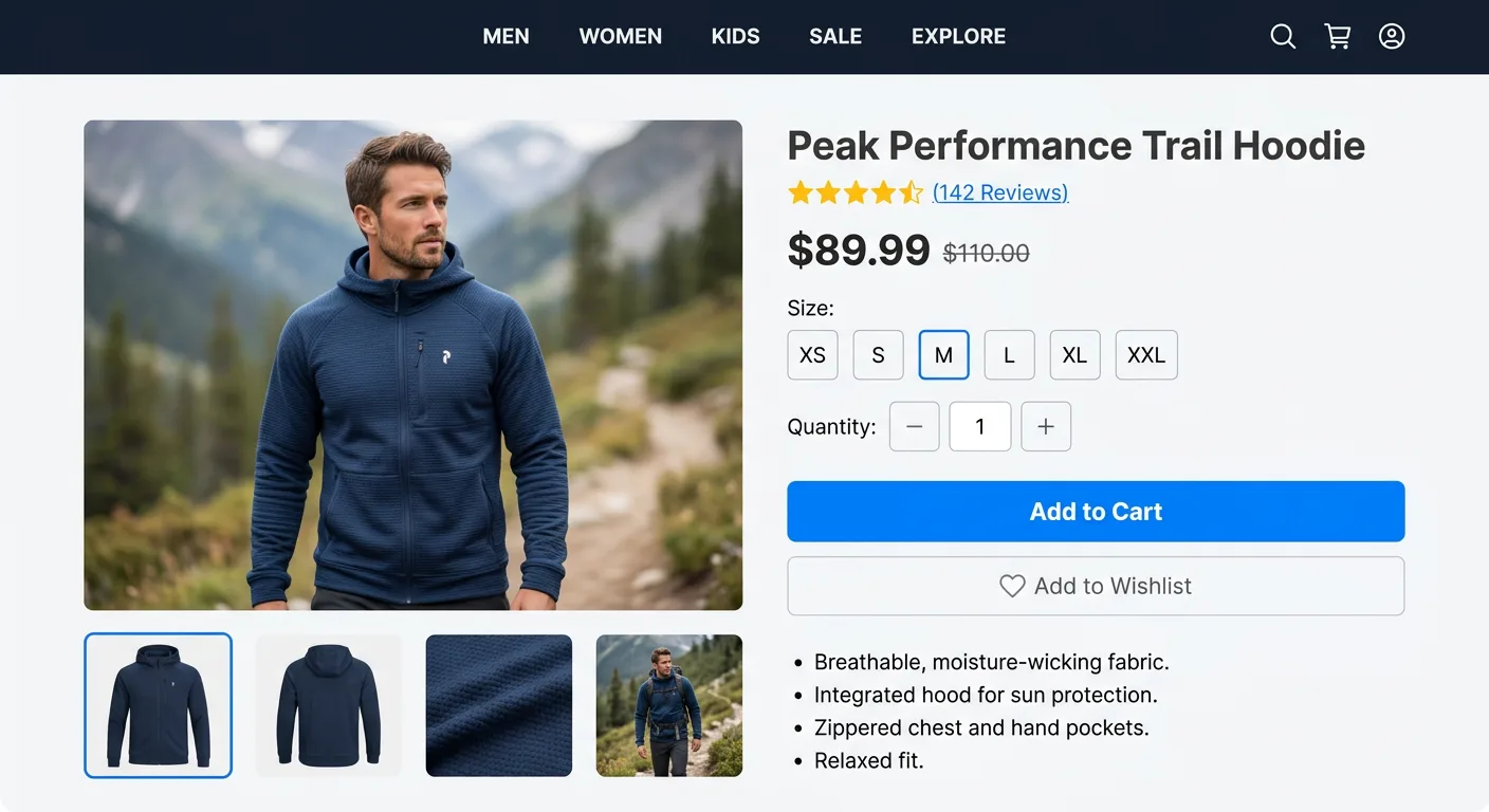 Nano Banana 2: E-Commerce Product Page, sample 3