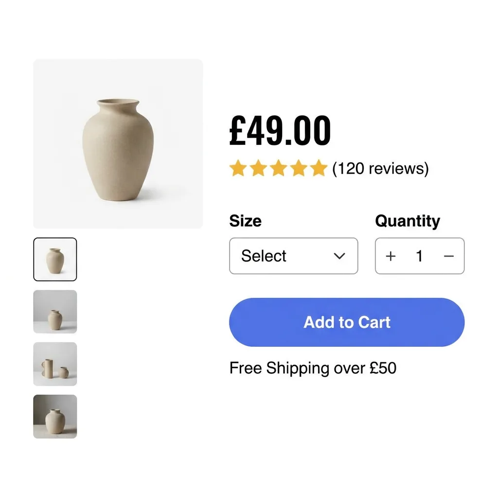 Nano Banana Pro: E-Commerce Product Page, sample 3