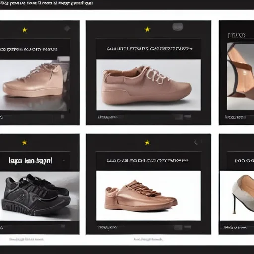 Stable Diffusion 1.5: E-Commerce Product Page, seed 2222
