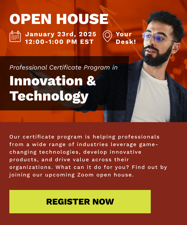 Innovation and Technology - Register Now