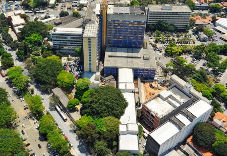 Vista aérea do Hospital do Servidor Público Estadual (HSPE)