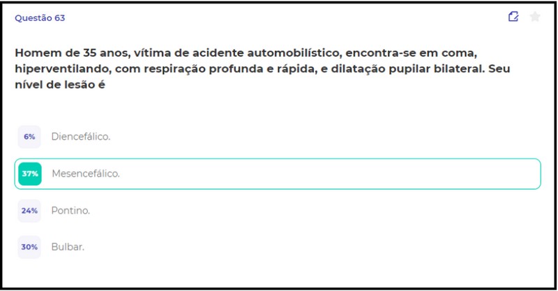 Veja 5 questões de neurologia comentadas e teste seus conhecimentos. O estudo por questões é a melhor forma de reter o aprendizado.