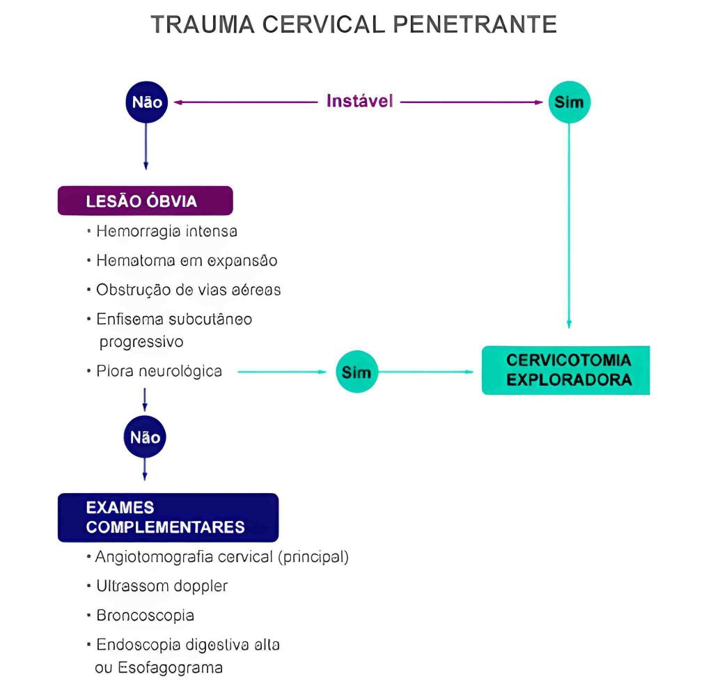 Trauma cervical - saiba mais 