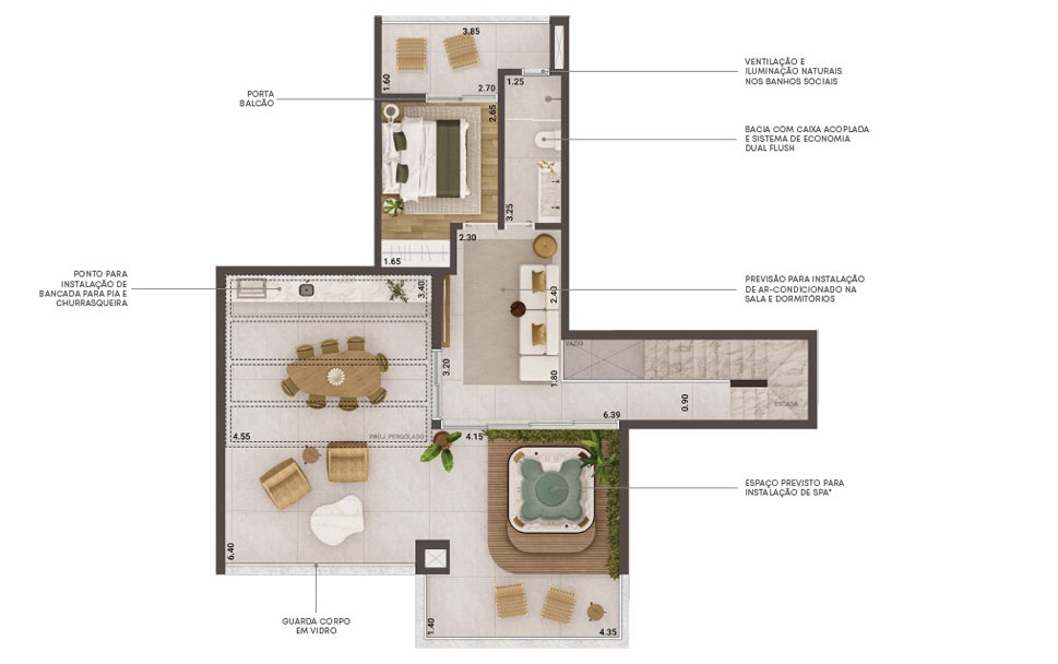 Apartamento para Lançamento