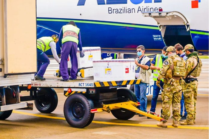 Maranhão recebe mais 20 mil doses de vacina contra covid-19