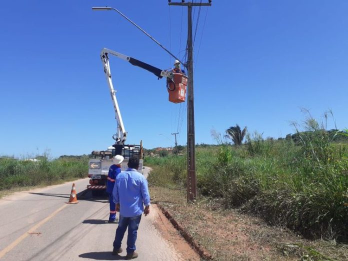 Mais de 200 metros de cabos de iluminação furtados em Imperatriz