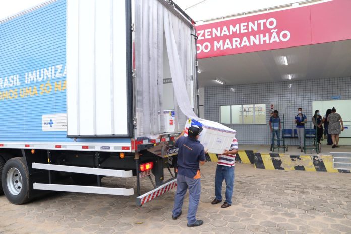 COVID-19 Maranhão recebe mais 28.600 novas doses hoje