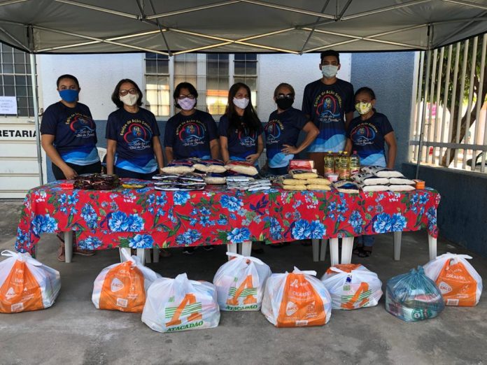 Celebração de Corpus Christi tem arrecadação de alimentos e lives