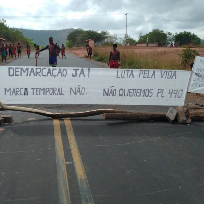 Indígenas voltam a interditar MA-280, em protesto