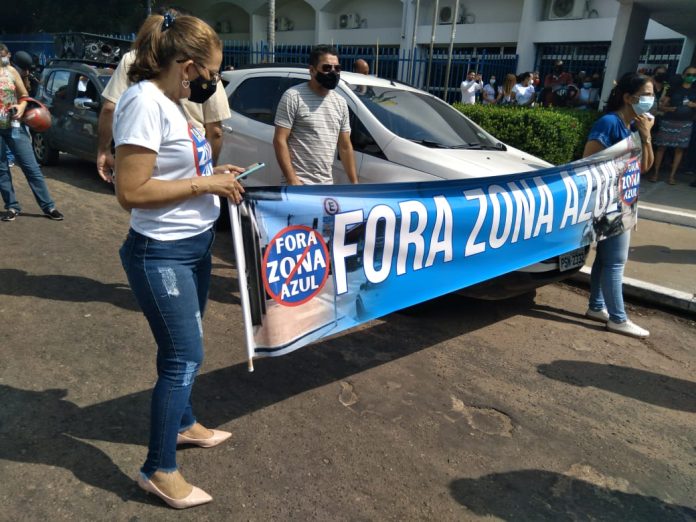 Protesto contra a Zona Azul em Imperatriz