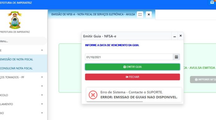 Comerciantes reclamam de instabilidade no novo Portal do Contribuinte