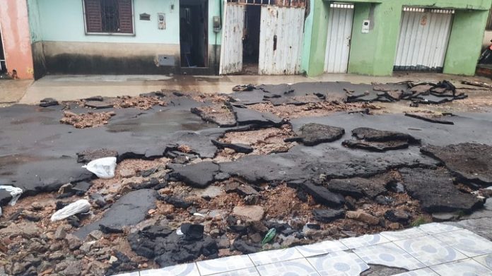 Estragos deixado pela chuva em Imperatriz