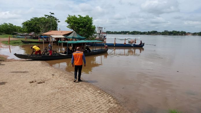 Após chuvas, nível do Rio Tocantins sobe em Imperatriz