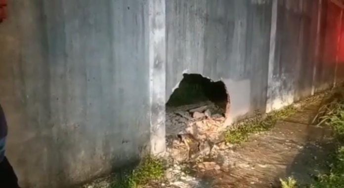 Motorista bate em muro da Funac em Imperatriz