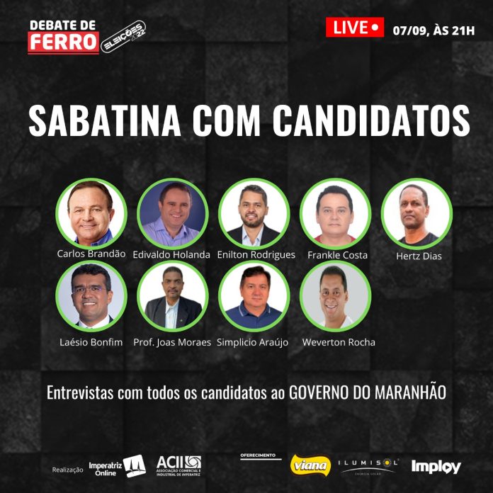 Imperatriz Online realiza entrevistas com candidatos ao Governo do Maranhão