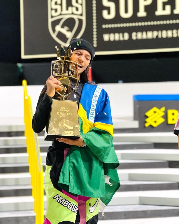 Rayssa Leal é campeã mundial de skate