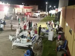 Pacientes são retirados de hospital no Maranhão durante princípio de incêndio